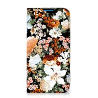 Smart Cover voor iPhone 14 Pro Max Dark Flowers