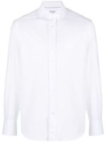 Brunello Cucinelli chemise en coton à manches longues - Blanc - thumbnail