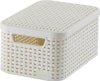 Curver Style mandje S + deksel (Kleur: wit)