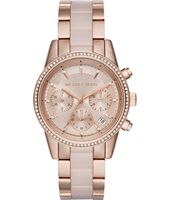 Horlogeband Michael Kors MK6307 Roestvrij staal (RVS) Rosé 18mm - thumbnail