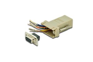 Digitus Adapter D-sub adapter D-sub bus 9-polig - RJ45-bus 1 stuk(s)