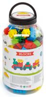 Paradiso Toys bouwblokken junior 20 x 43 cm 140 delig