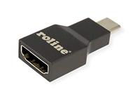 ROLINE Display Adapter USB Type C - HDMI, ST/BU, grijs