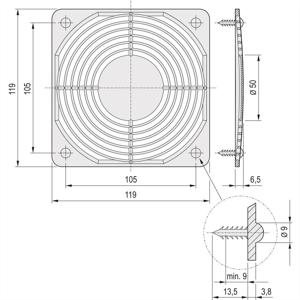 nVent SCHROFF 60225052 19 inch Montagemateriaal