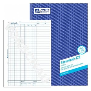 Zweckform kasboek voor boekhoudpakketten/426 DIN A4 staand wit 100 vel (Duitstalig)