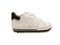 Witte ShoesMe Veterschoenen Babyproof Flex