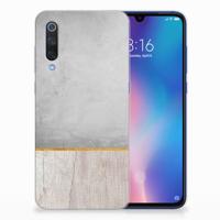 Xiaomi Mi 9 Bumper Hoesje Wood Concrete