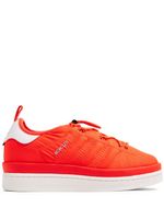 Moncler x Adidas baskets matelassées Superstar - Orange