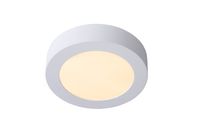 Lucide Brice ronde plafondlamp 18cm 11W wit