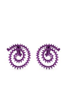 Sunnei boucles d'oreilles à design circulaire - Violet