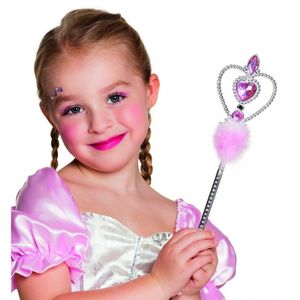 Prinsessen toverstaf roze 32 cm