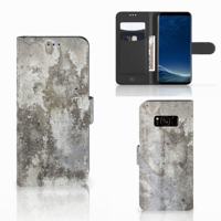 Samsung Galaxy S8 Bookcase Beton Print