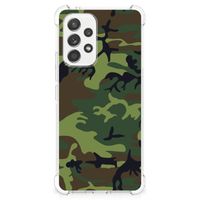 Samsung Galaxy A53 5G Doorzichtige Silicone Hoesje Army Dark - thumbnail