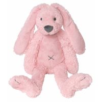 Roze knuffel konijn roze 28 cm   -