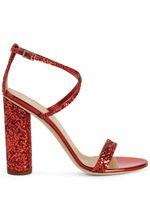 Giuseppe Zanotti sandales Tara à paillettes - Rouge