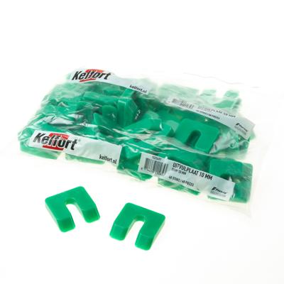 Uitvulplaatjes groen 50x47x10mm (48)zak