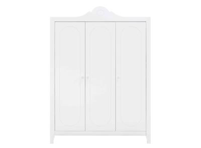Bopita Kledingkast 'Evi' 3-deurs, kleur wit