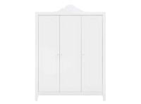 Bopita Kledingkast 'Evi' 3-deurs, kleur wit
