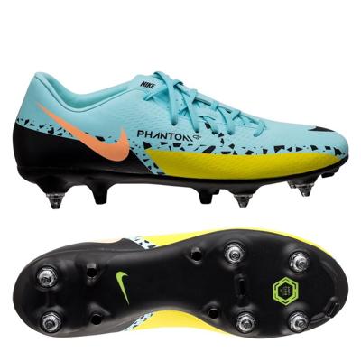 Nike Phantom GT 2 Academy SG-PRO Anti-Clog Lucent - Turquoise/Zwart/Yellow Strike