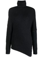 Proenza Schouler pull Fuzzy Boucle à design asymétrique - Noir - thumbnail