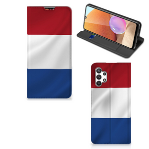 Samsung Galaxy A32 4G | A32 5G Enterprise Editie Standcase Nederlandse Vlag