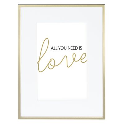 Hama 175589 Wissellijst Papierformaat: 13 x 18 cm Goud