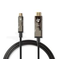 USB Type-C naar HDMI-Kabel | AOC | Type-C Male - HDMI-Connector | 10,0 m | Zwart - thumbnail