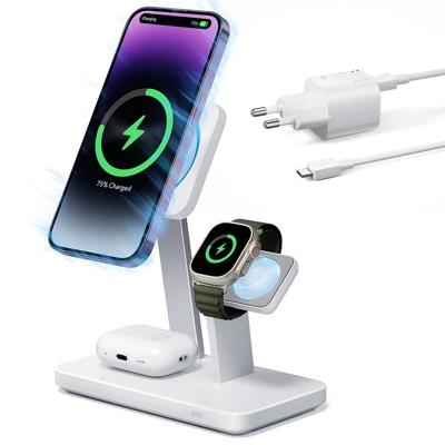 25W 3-in-1 Wireless Charger with MagSafe + CryoBoost - EU Plug