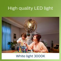 Philips Lighting 871951434378800 LED-lamp Energielabel A (A - G) E27 Peer 4 W = 60 W Warmwit (Ø x l) 60 mm x 106 mm 1 stuk(s) - thumbnail