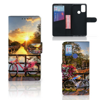 Alcatel 1S (2021) Flip Cover Amsterdamse Grachten - thumbnail