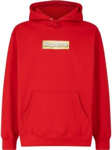 Supreme hoodie Bling à logo Box - Rouge