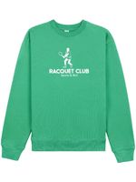 Sporty & Rich sweat Racquet Club en coton - Vert