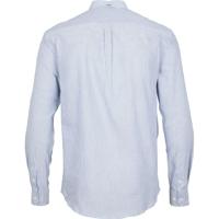 Kronstadt Heren Overhemd Johan Wit Blauw Gestreept Oxford Regular Fit