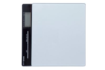 Maul MAULsquare 5000 g 166 45 Brievenweegschaal Weegbereik (max.) 5 kg Resolutie 1 g werkt op batterijen Zilver