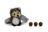 Beeztees Uil - Kattenspeelgoed - Incl. Catnipballen - 9,5 cm