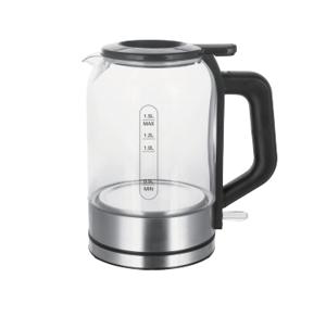 EMERIO WK-122574 Waterkoker Snoerloos, BPA-vrij Zilver, Zwart