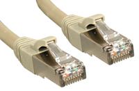 LINDY 45582 RJ45 Netwerkkabel, patchkabel CAT 6 S/FTP 1.00 m Grijs Snagless 1 stuk(s)