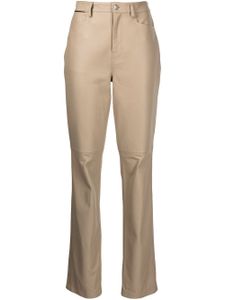 Proenza Schouler White Label pantalon droit en cuir - Tons neutres