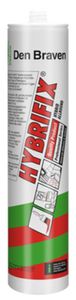 Zwaluw lijm/voegkit Hybrifix zwart (290ml)