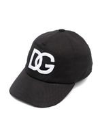 Dolce & Gabbana Kids casquette à logo brodé - Noir