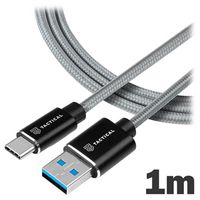 Tactische Fast Rope Oplaadkabel - USB-A/USB-C - 1m - thumbnail