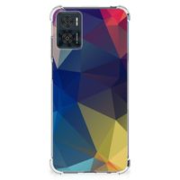 Motorola Moto E22 | E22i Shockproof Case Polygon Dark - thumbnail