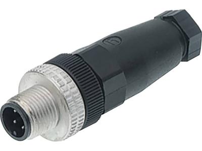 Hirschmann 933 098-100-1 Sensor/actuator connector, niet geassembleerd M12 Aantal polen: 4 Stekker, recht 1 stuk(s)