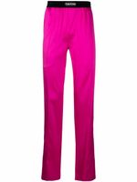 TOM FORD pantalon à taille à logo - Rose