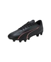 PUMA Ultra Play FG/AG, heren voetbalschoenen, zwart, koper, roze, maat 44, Puma zwart, koper, roze, 44 EU