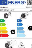 Hankook Rw12 205/65 R16 107T HKM2056516TRW12 - thumbnail