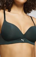 Puma BH zonder beugel met vulling - Everyday - Comfort T-shirt Bh die niet doorschijnt - Zwart - Huidskleur - Wit - 75C - 75C - 75C - 75C