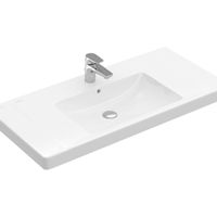 Villeroy & Boch Subway 2.0 meubelwastafel 80x47cm 1 kraangat met overloop wit 71758001 - thumbnail