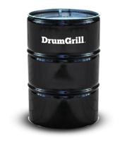 Olievat barbecue 200L - Incl. deksel, mand en grill