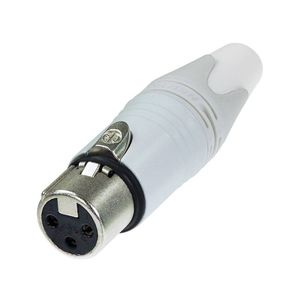 Neutrik NC3FXX-WT Female XLR kabeldeel 3p wit